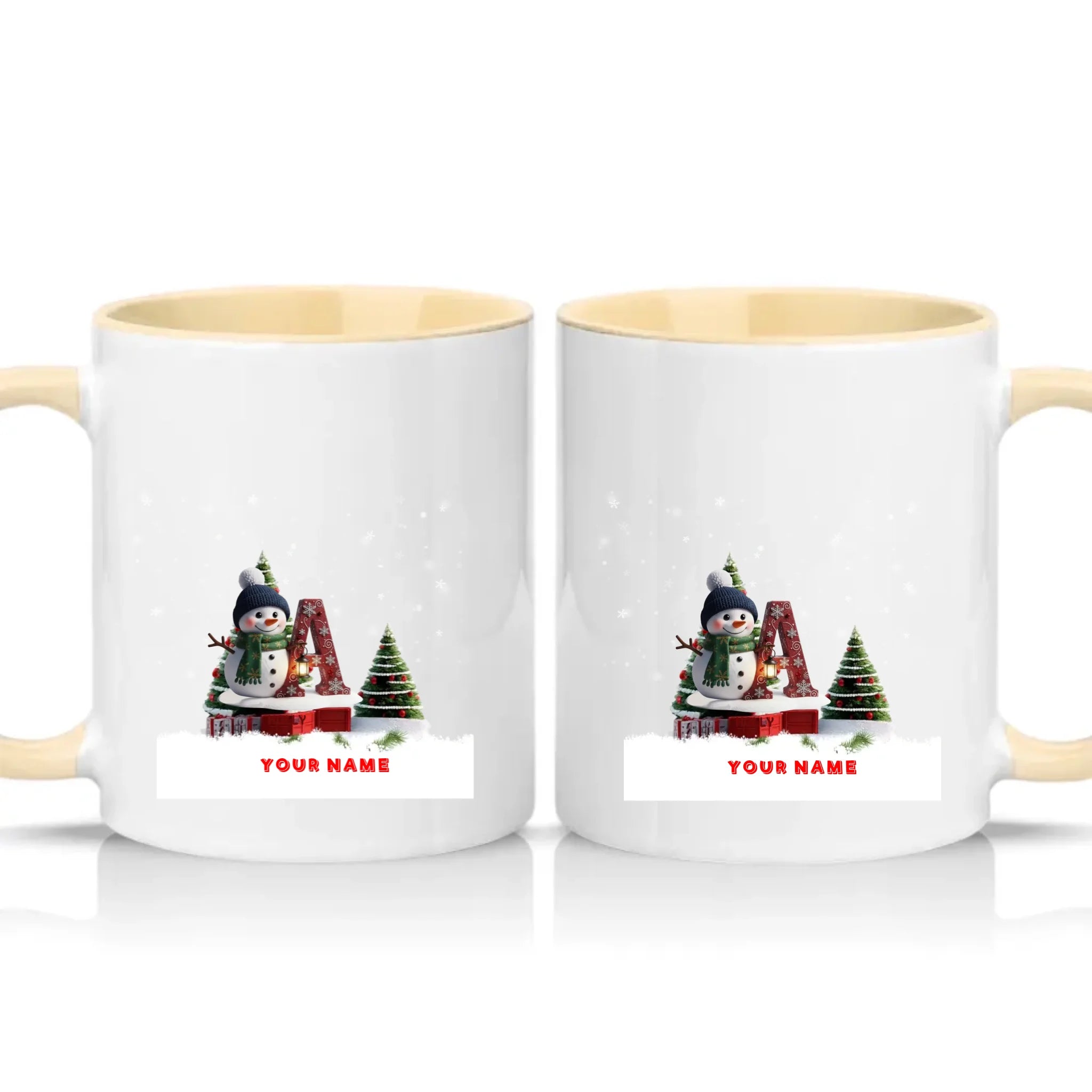 Two Tone 11oz Mug Cream