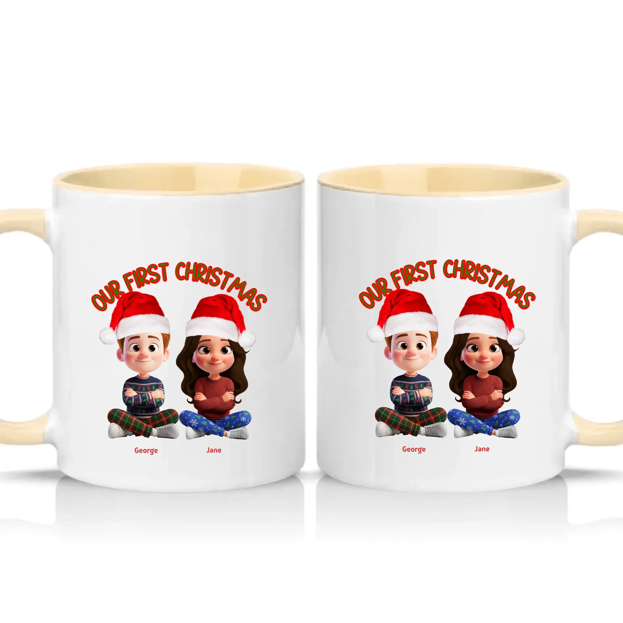 Two Tone 11oz Mug Cream