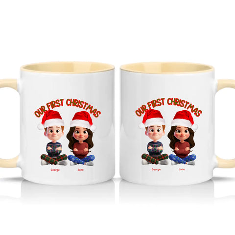 Two Tone 11oz Mug Cream