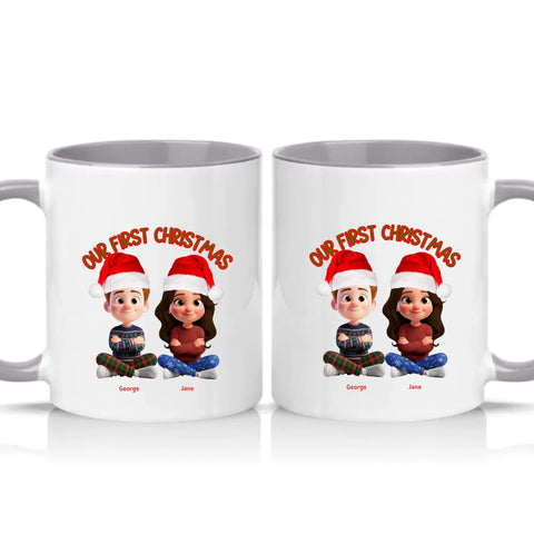 Two Tone 11oz Mug Grey