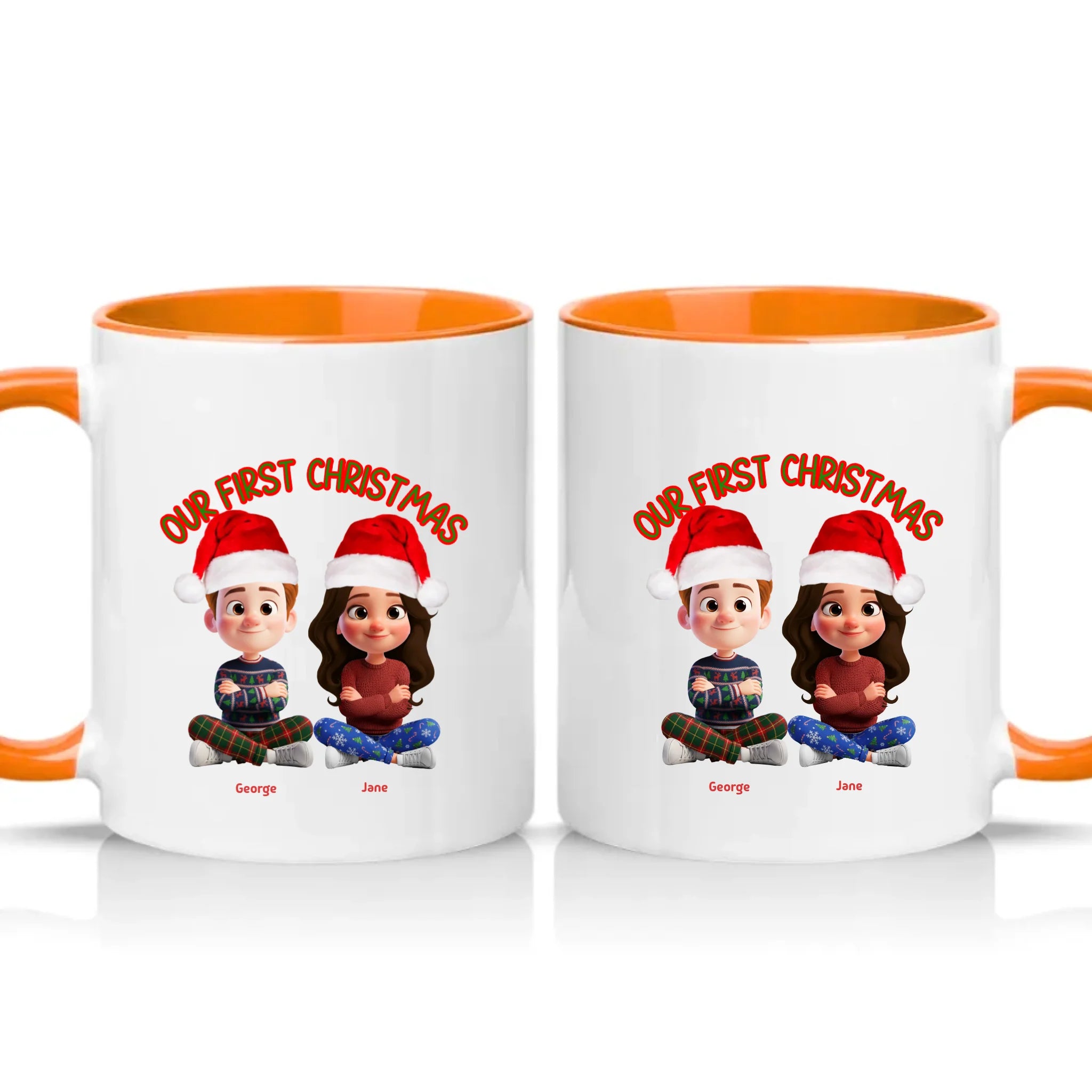 Two Tone 11oz Mug Orange
