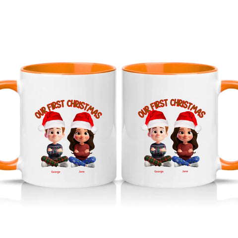Two Tone 11oz Mug Orange