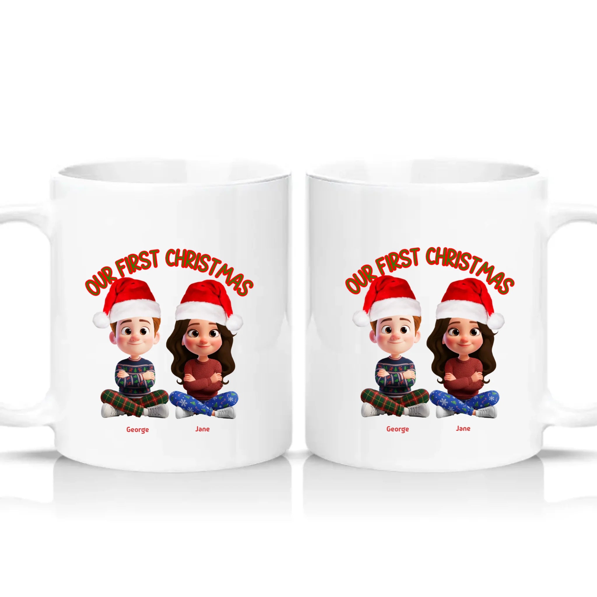 Two Tone 11oz Mug White