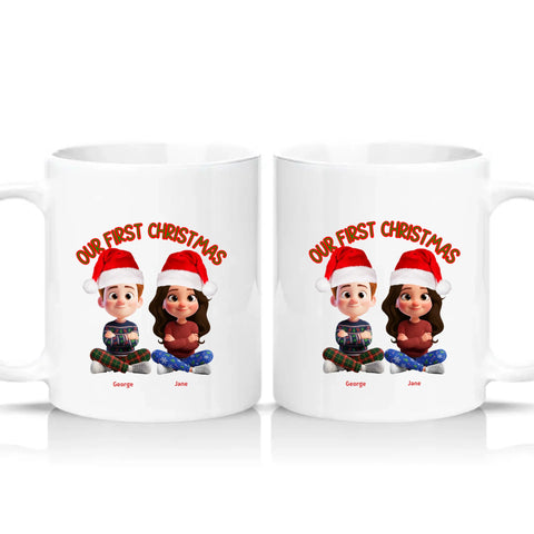 Two Tone 11oz Mug White