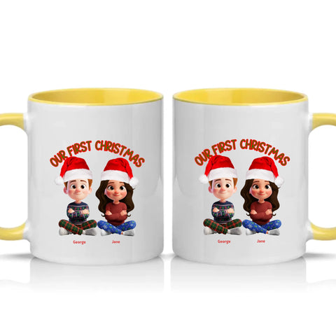 Two Tone 11oz Mug Yellow
