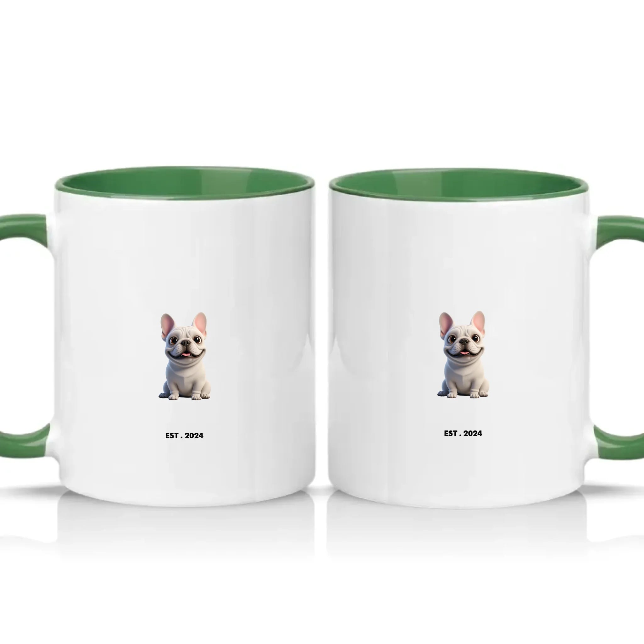 Two Tone 11oz Mug Racing Green