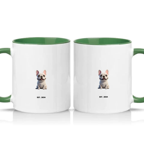 Two Tone 11oz Mug Racing Green