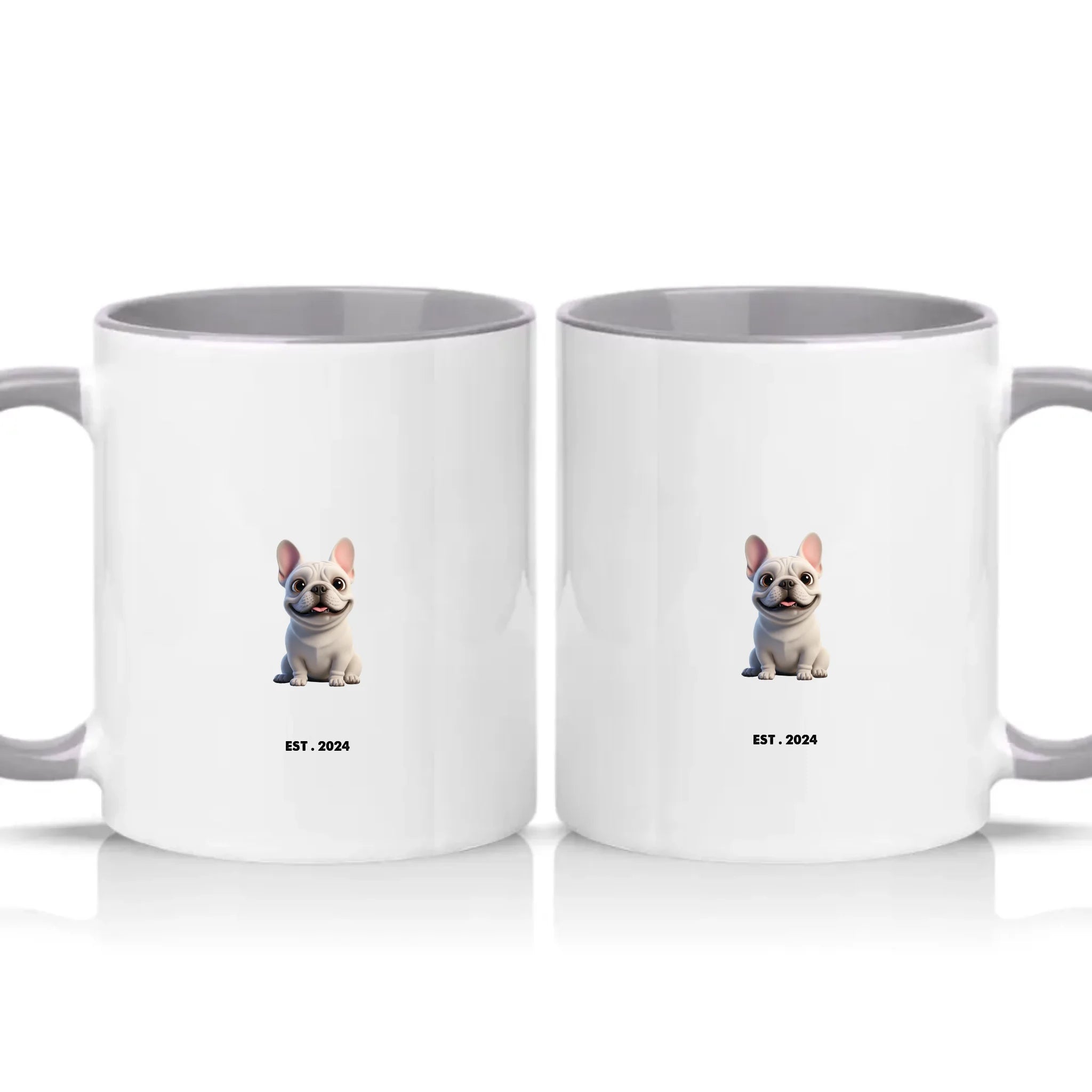 Two Tone 11oz Mug Grey