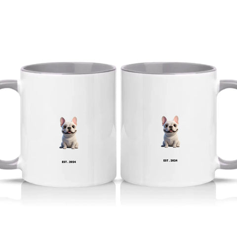 Two Tone 11oz Mug Grey