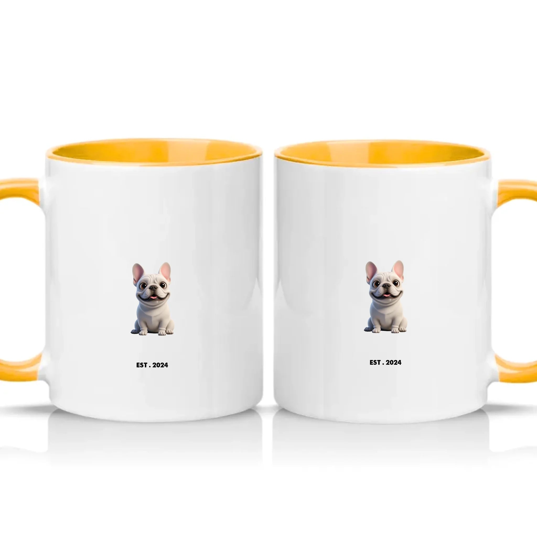 Two Tone 11oz Mug Golden Yellow