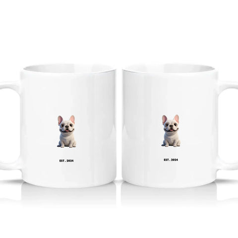 Two Tone 11oz Mug White