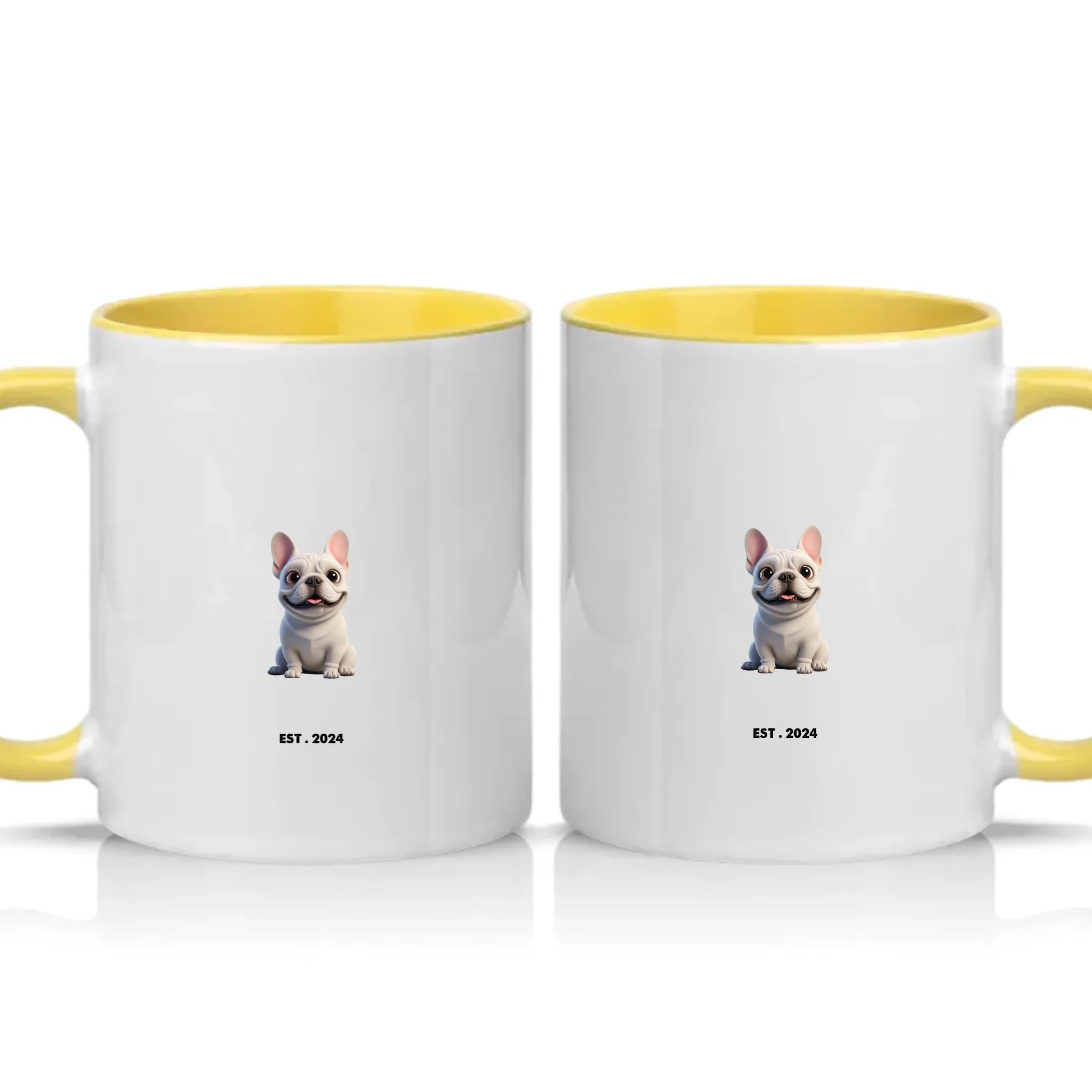 Two Tone 11oz Mug Yellow