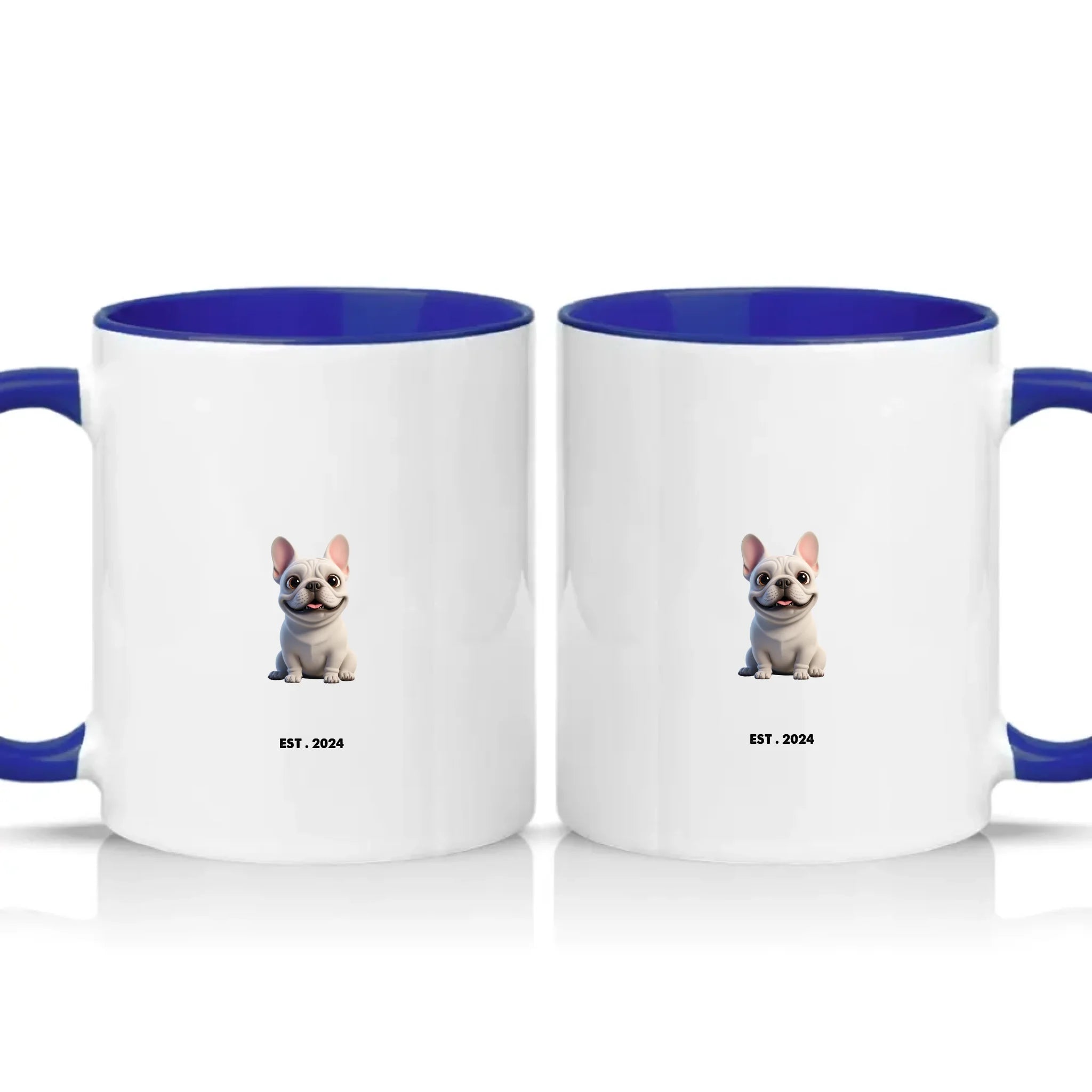 Two Tone 11oz Mug Dark Blue