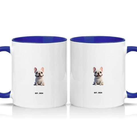 Two Tone 11oz Mug Dark Blue