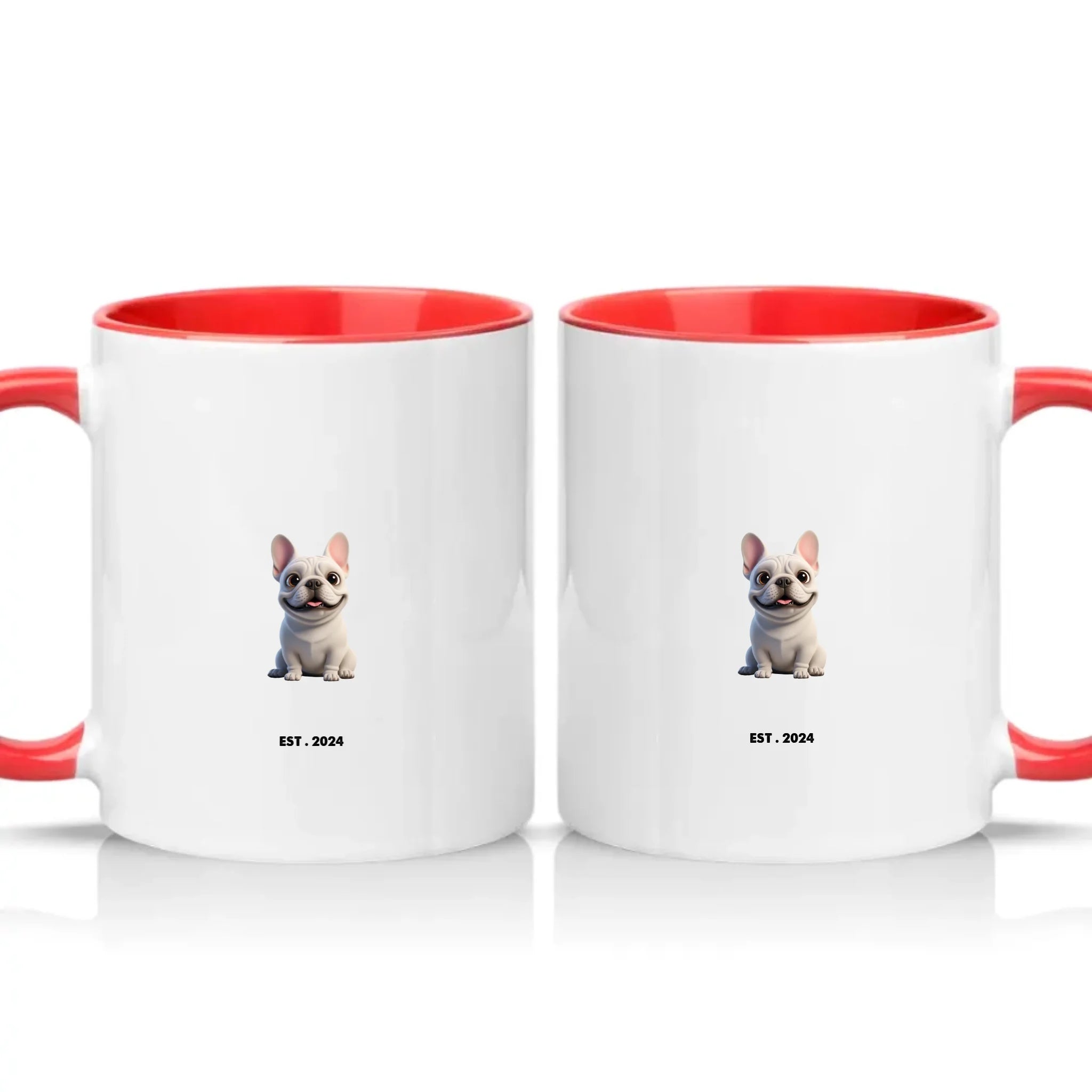 Two Tone 11oz Mug Red