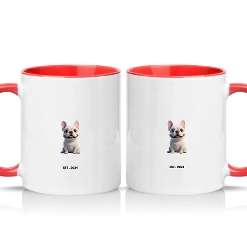 Two Tone 11oz Mug Red