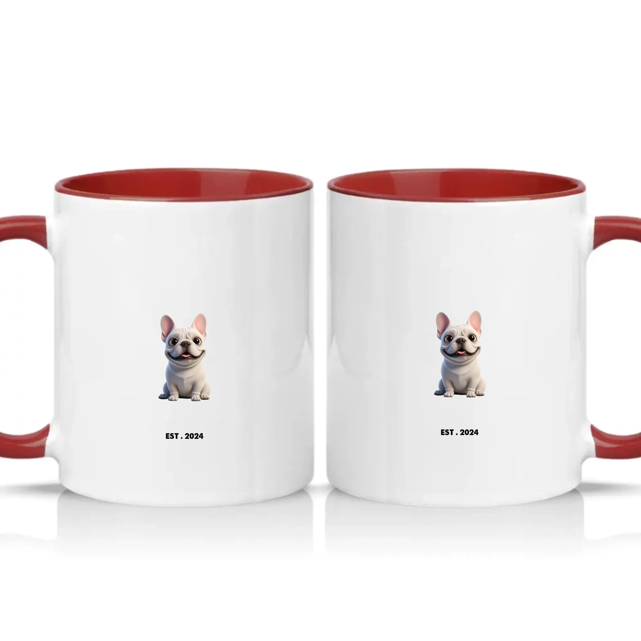 Two Tone 11oz Mug Burgundy