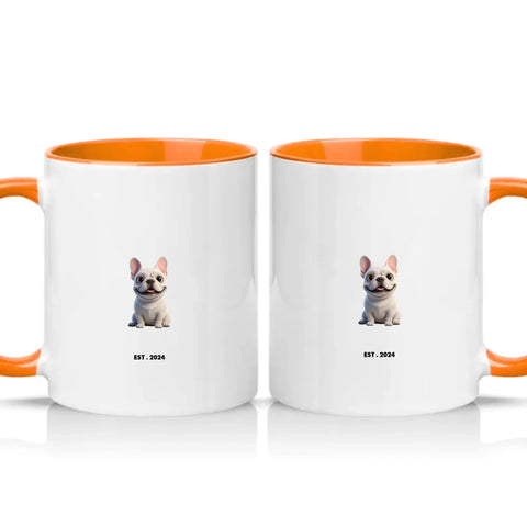 Two Tone 11oz Mug Orange