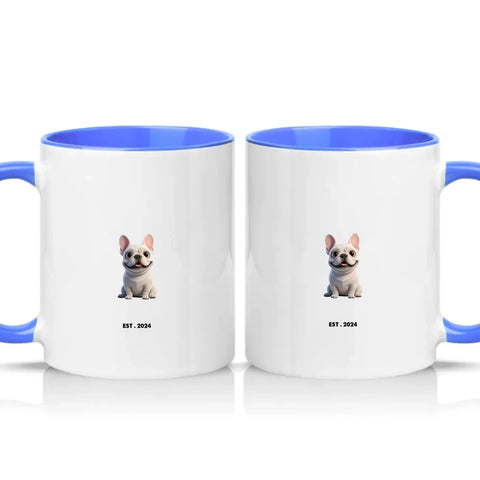 Two Tone 11oz Mug Medium Blue