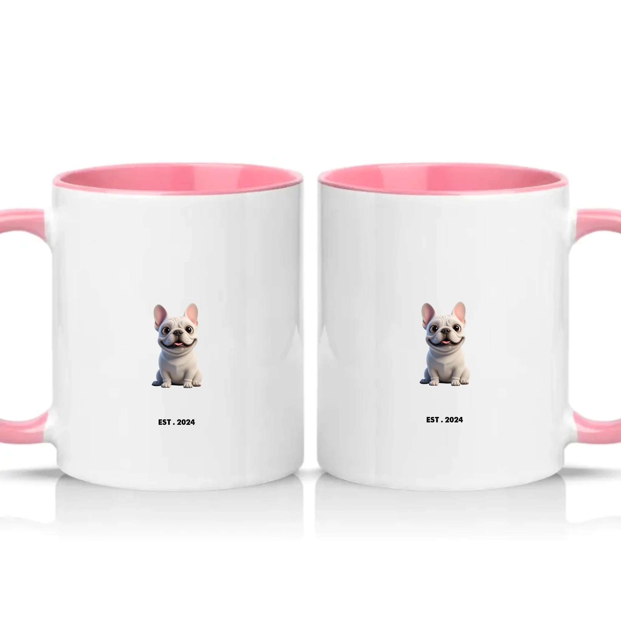 Two Tone 11oz Mug Pink