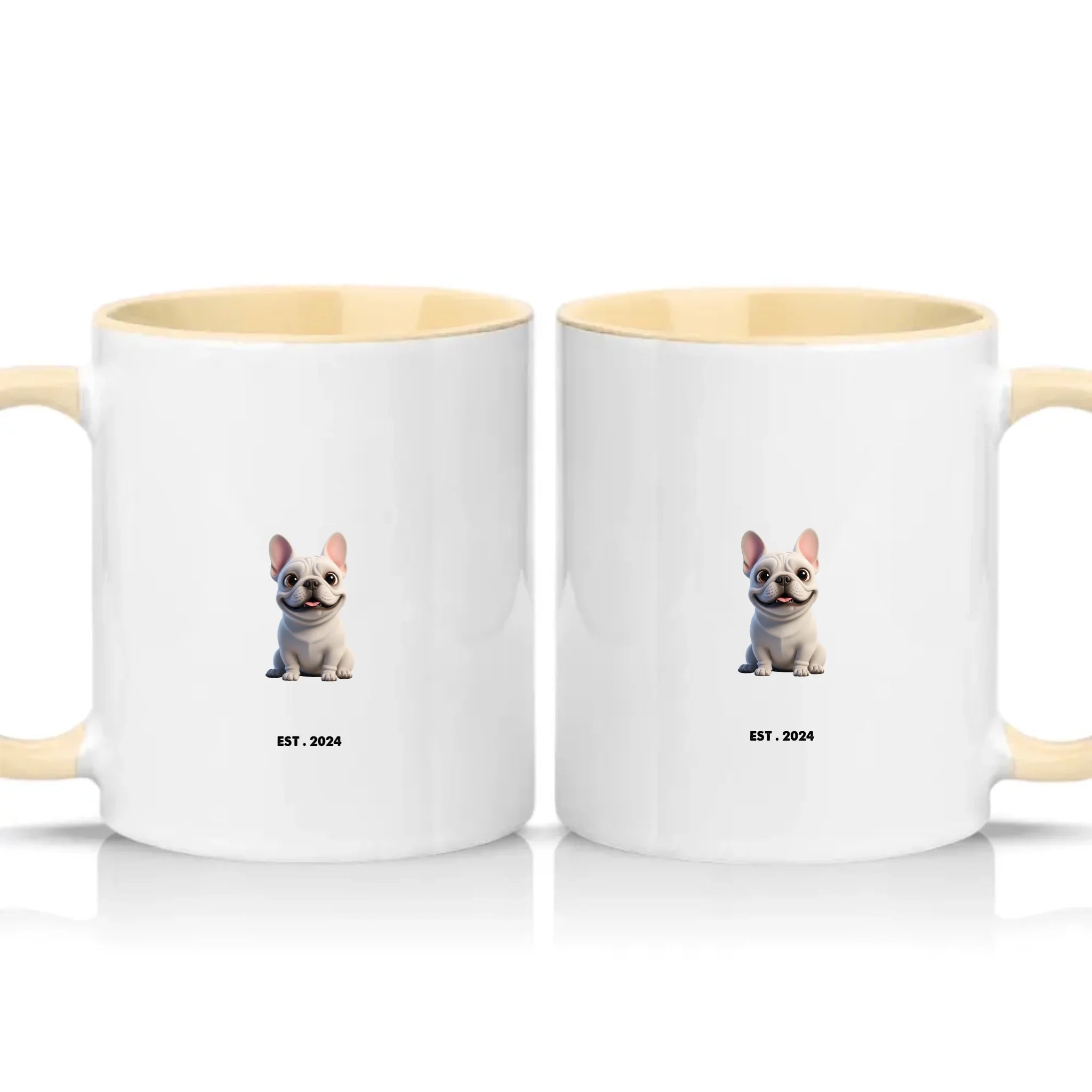 Two Tone 11oz Mug Cream