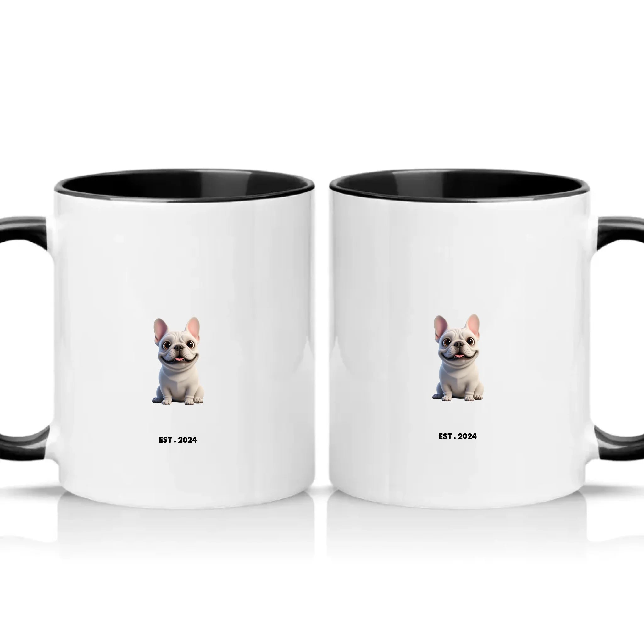 Two Tone 11oz Mug Black