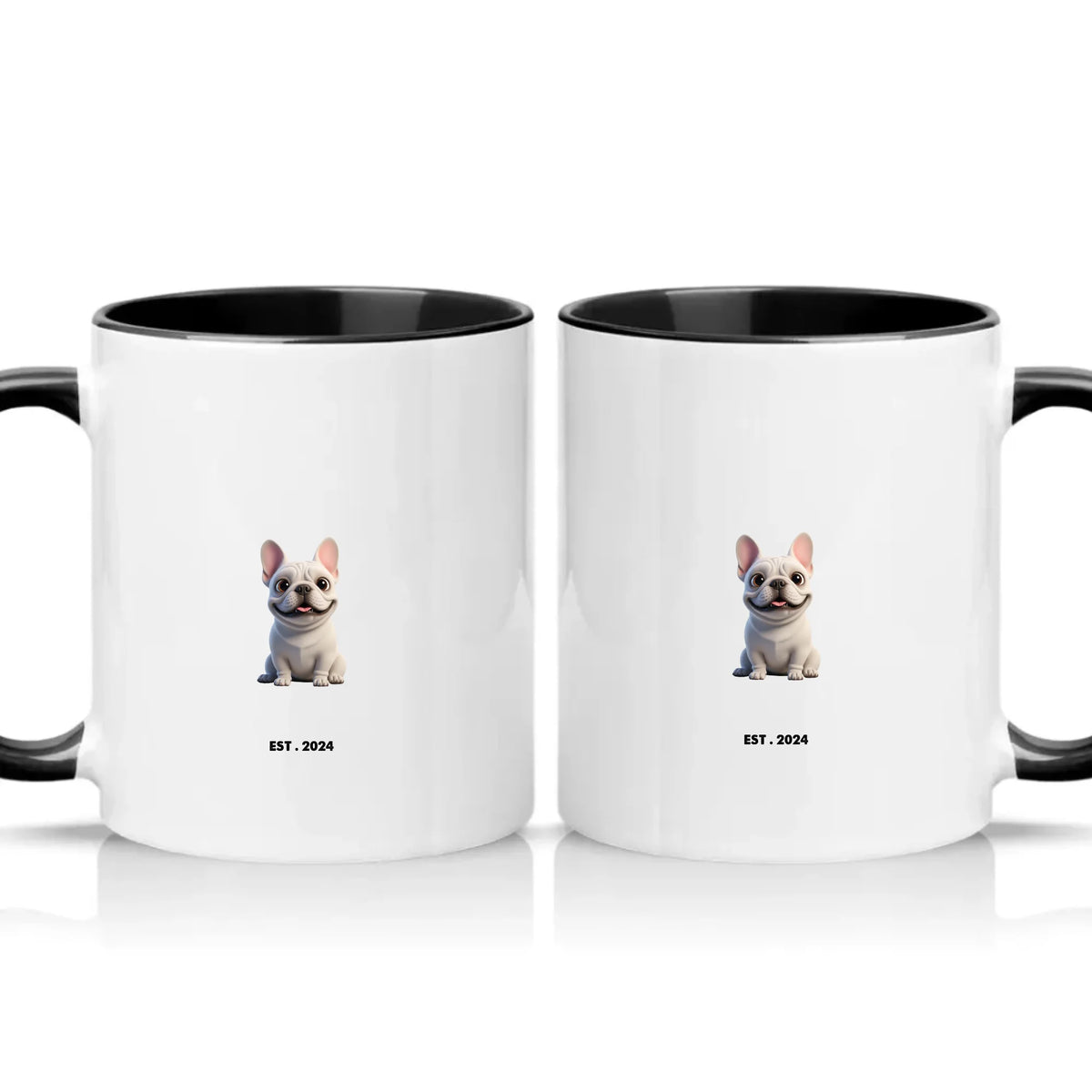 Two Tone 11oz Mug Black