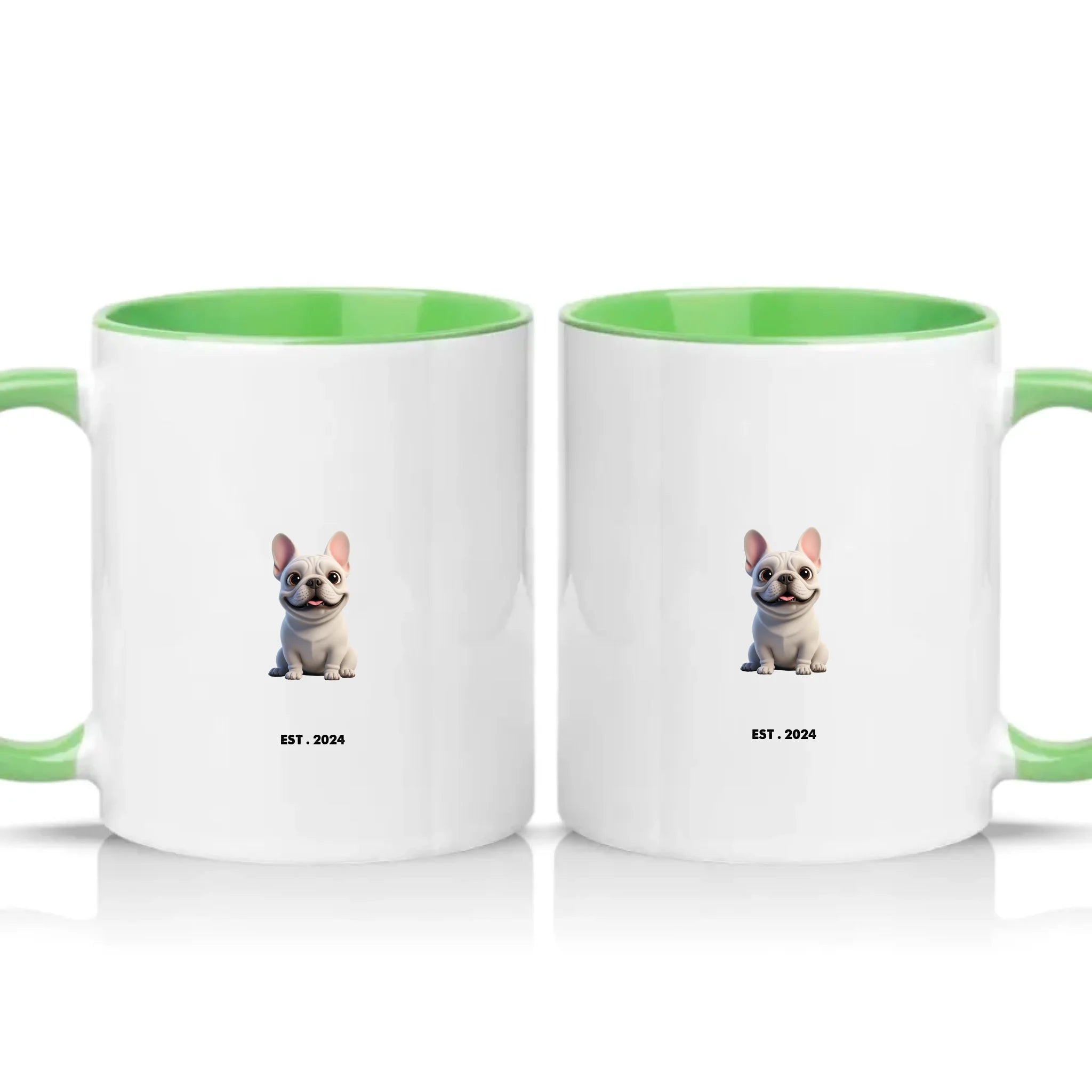 Two Tone 11oz Mug Green