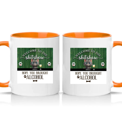 Two Tone 11oz Mug Orange