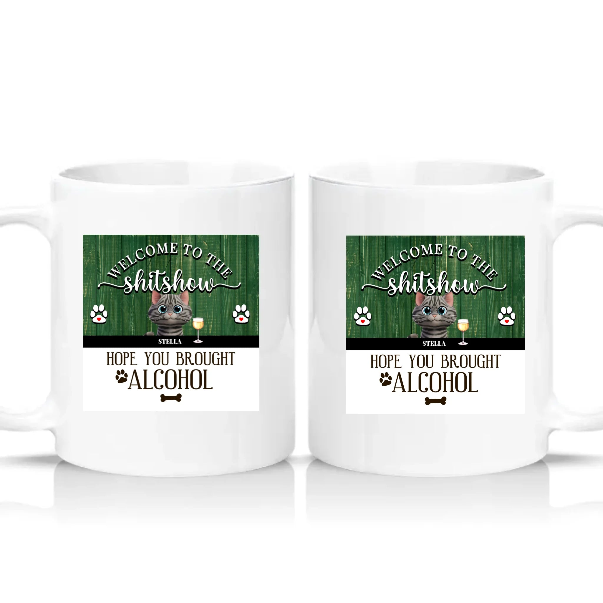 Two Tone 11oz Mug White