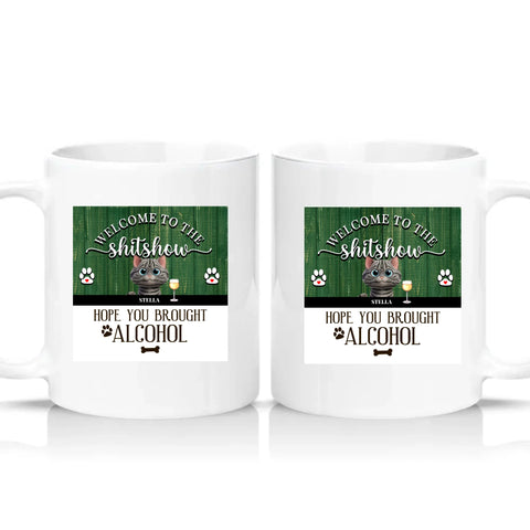 Two Tone 11oz Mug White
