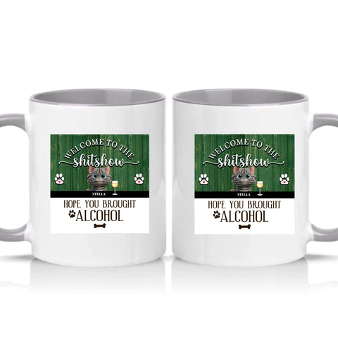 Two Tone 11oz Mug Grey