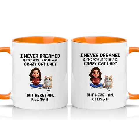 Two Tone 11oz Mug Orange