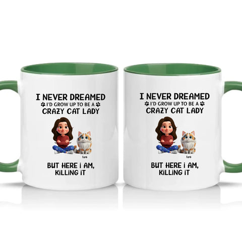 Two Tone 11oz Mug Racing Green