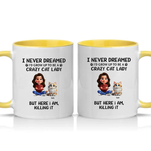 Two Tone 11oz Mug Yellow
