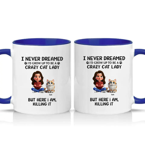 Two Tone 11oz Mug Dark Blue
