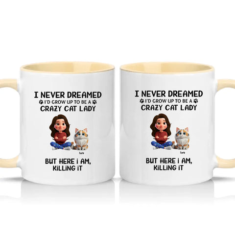 Two Tone 11oz Mug Cream