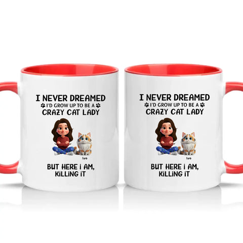 Two Tone 11oz Mug Red
