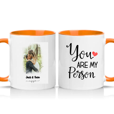 Two Tone 11oz Mug Orange