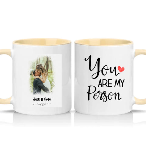 Two Tone 11oz Mug Cream
