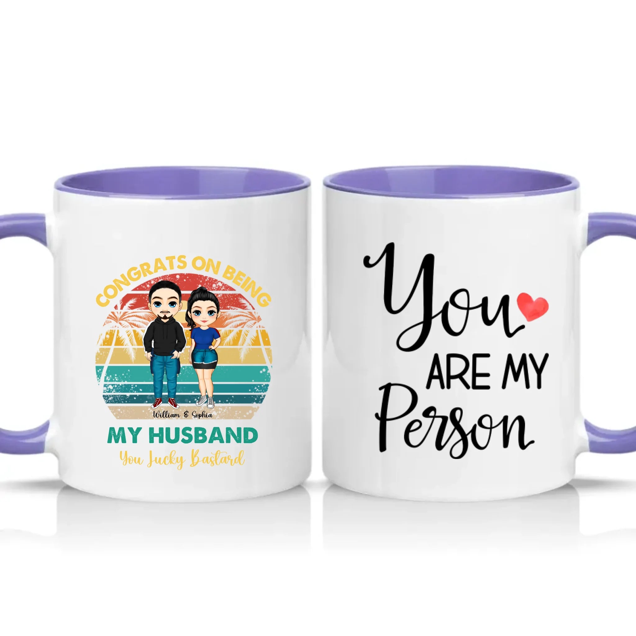 Two Tone 11oz Mug Heather