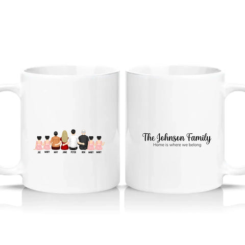 Two Tone 11oz Mug White