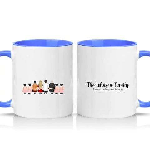 Two Tone 11oz Mug Medium Blue