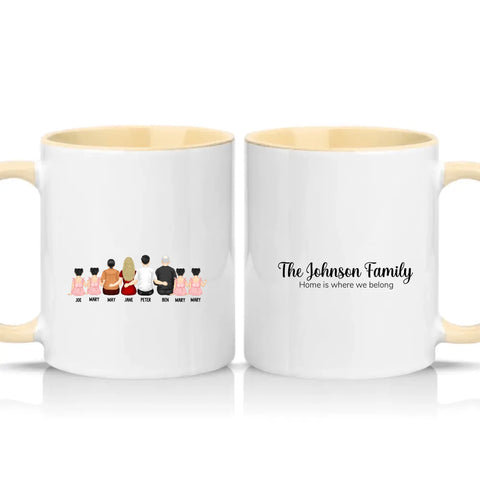 Two Tone 11oz Mug Cream