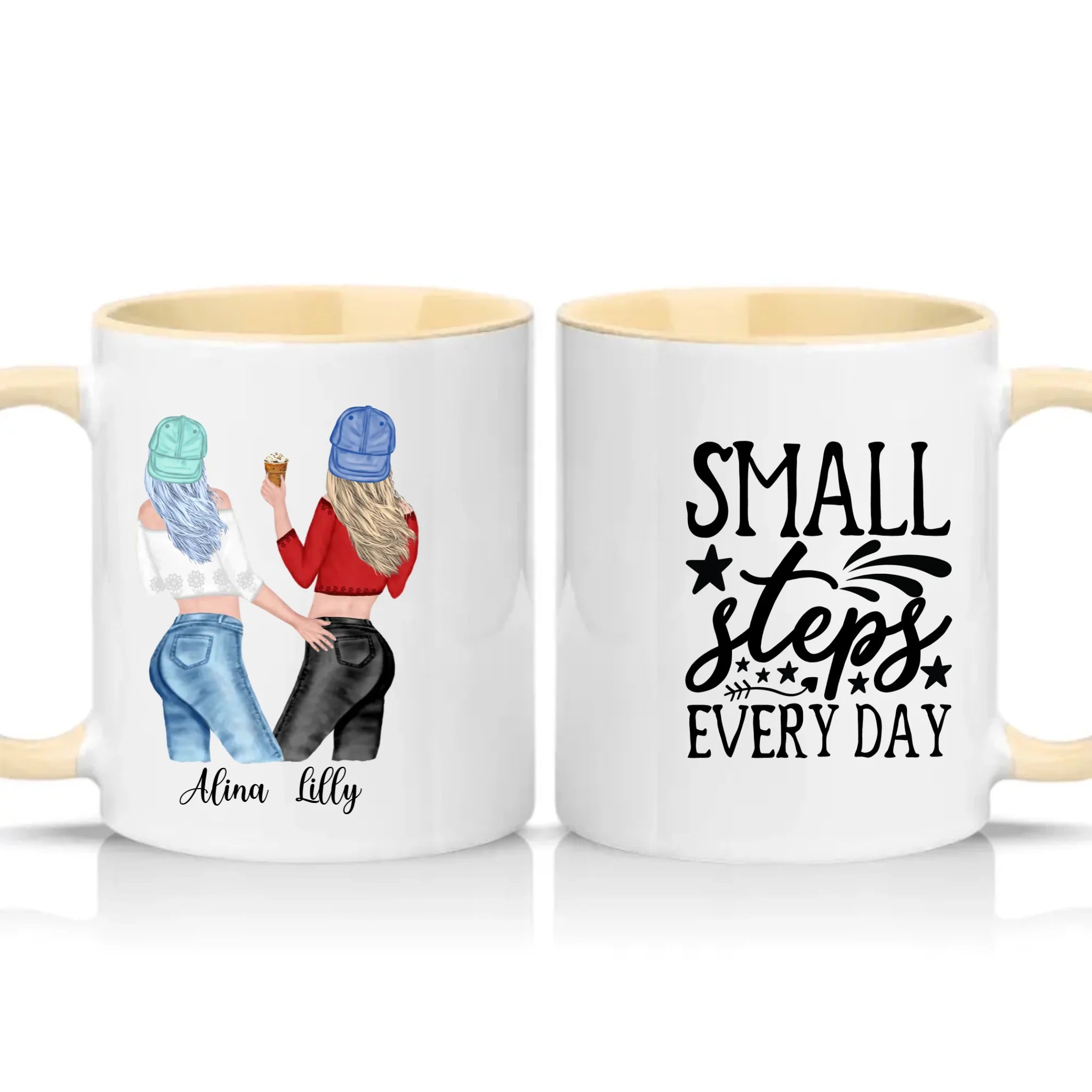 Two Tone 11oz Mug Cream