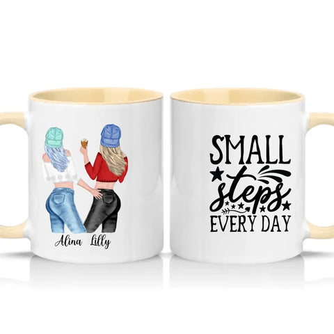 Two Tone 11oz Mug Cream