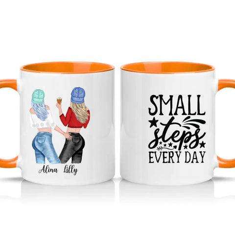 Two Tone 11oz Mug Orange