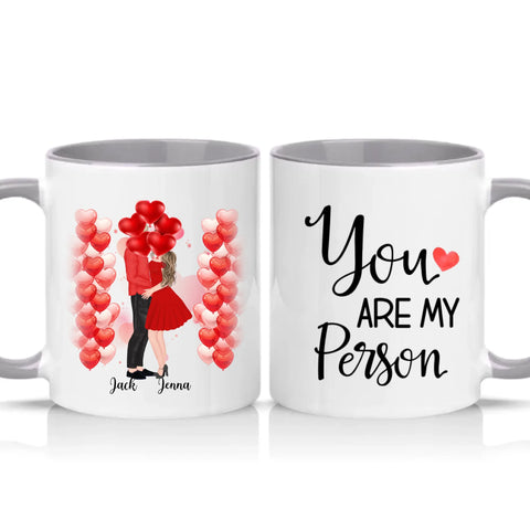 Two Tone 11oz Mug Grey