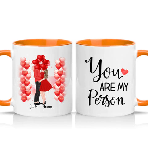 Two Tone 11oz Mug Orange