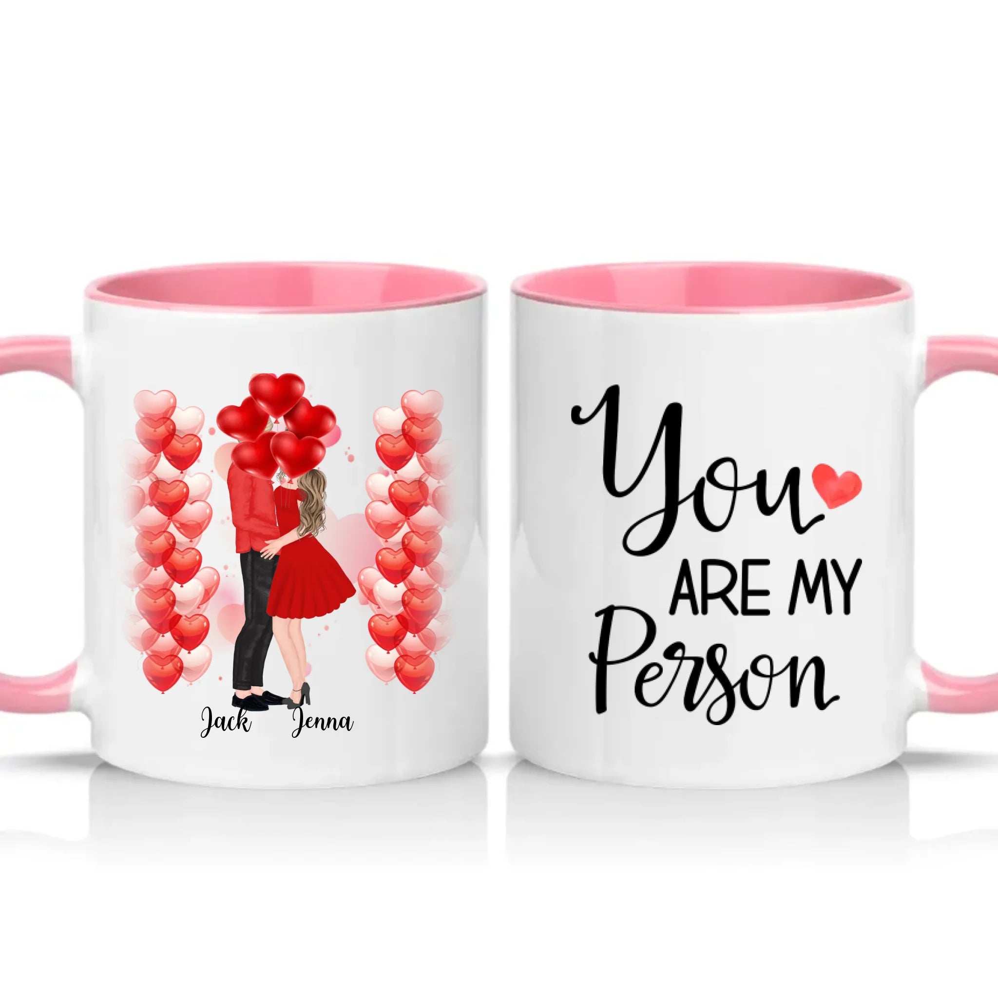 Two Tone 11oz Mug Pink